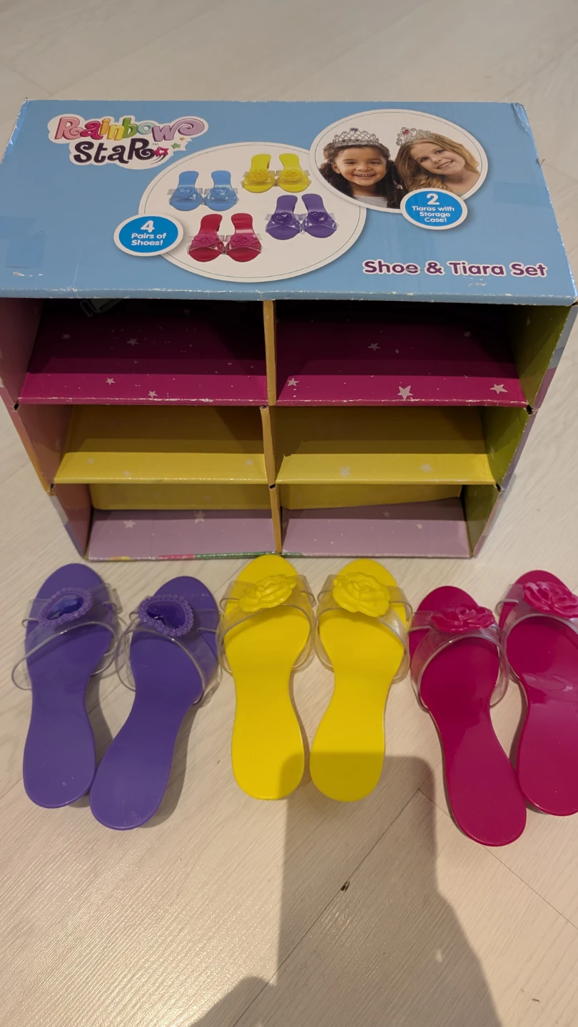 Rainbow Star Shoe -3 pairs