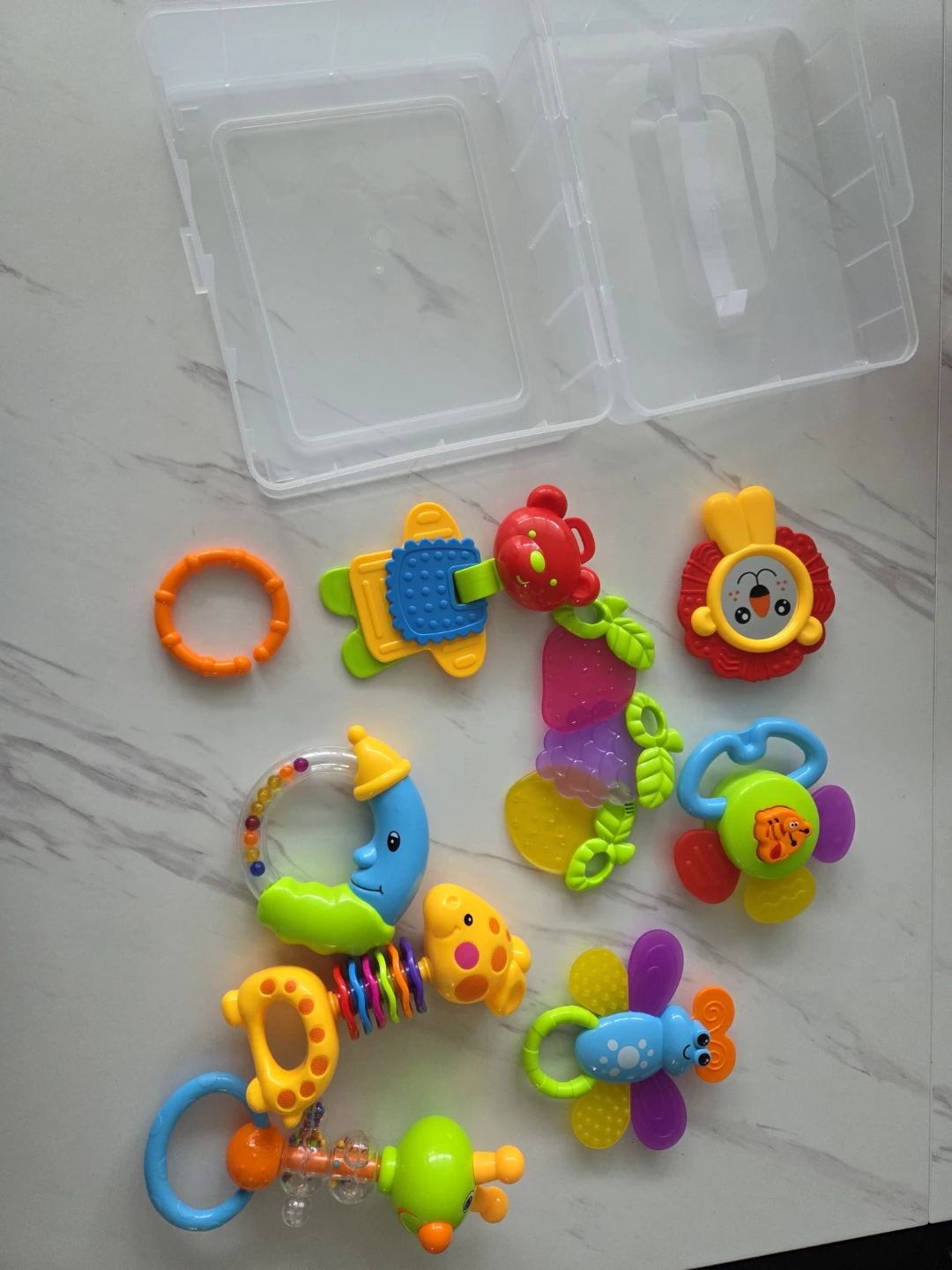 AIVIAI Baby Rattles and Teethers Toy Set (10 pieces)