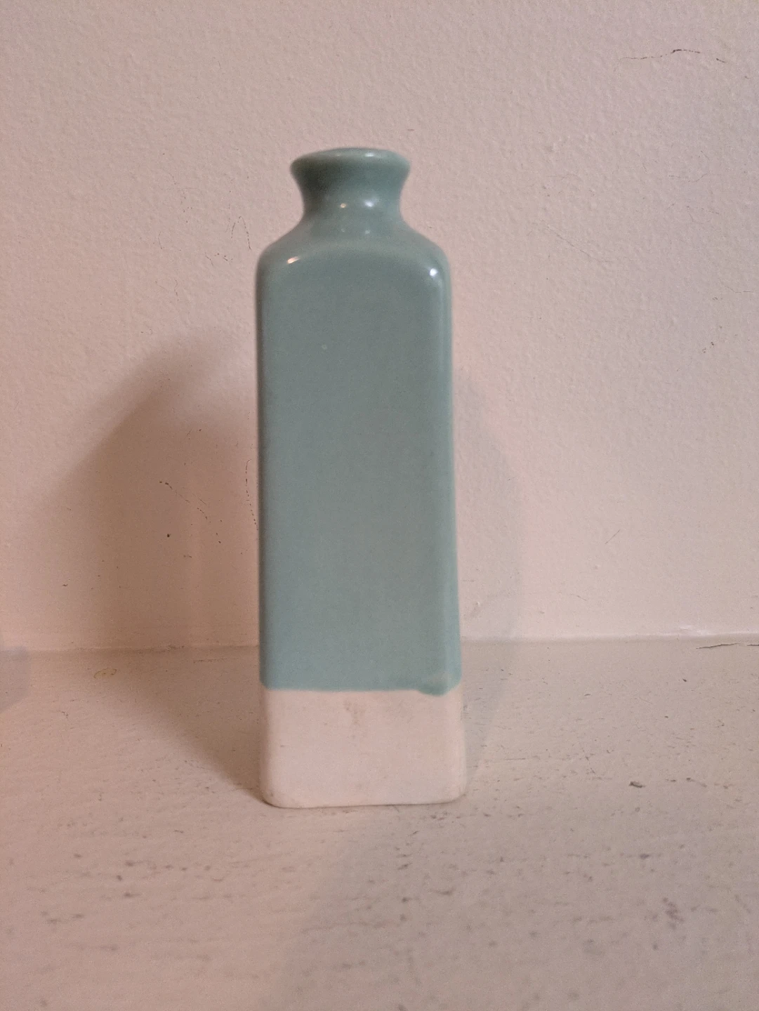 Small Wintage Square Ceramic Vase
