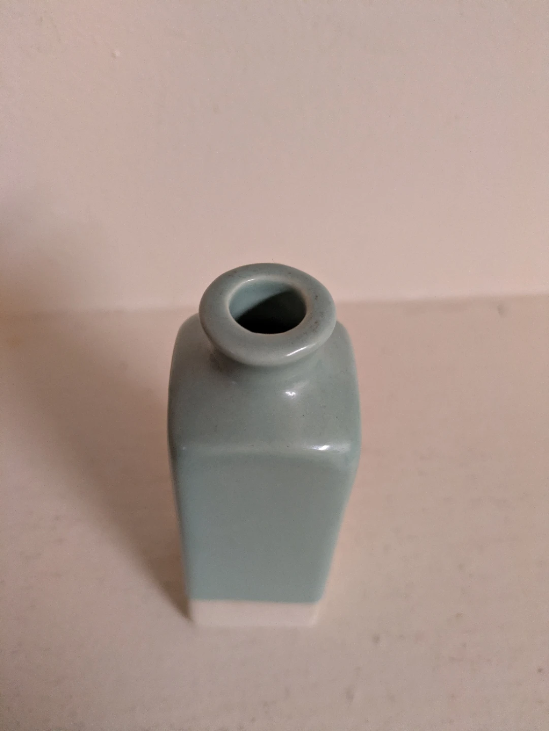 Small Wintage Square Ceramic Vase - photo 2