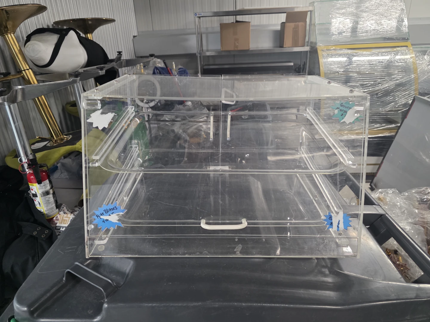 Clear Acrylic Display Case with 2 Tiers - photo 3