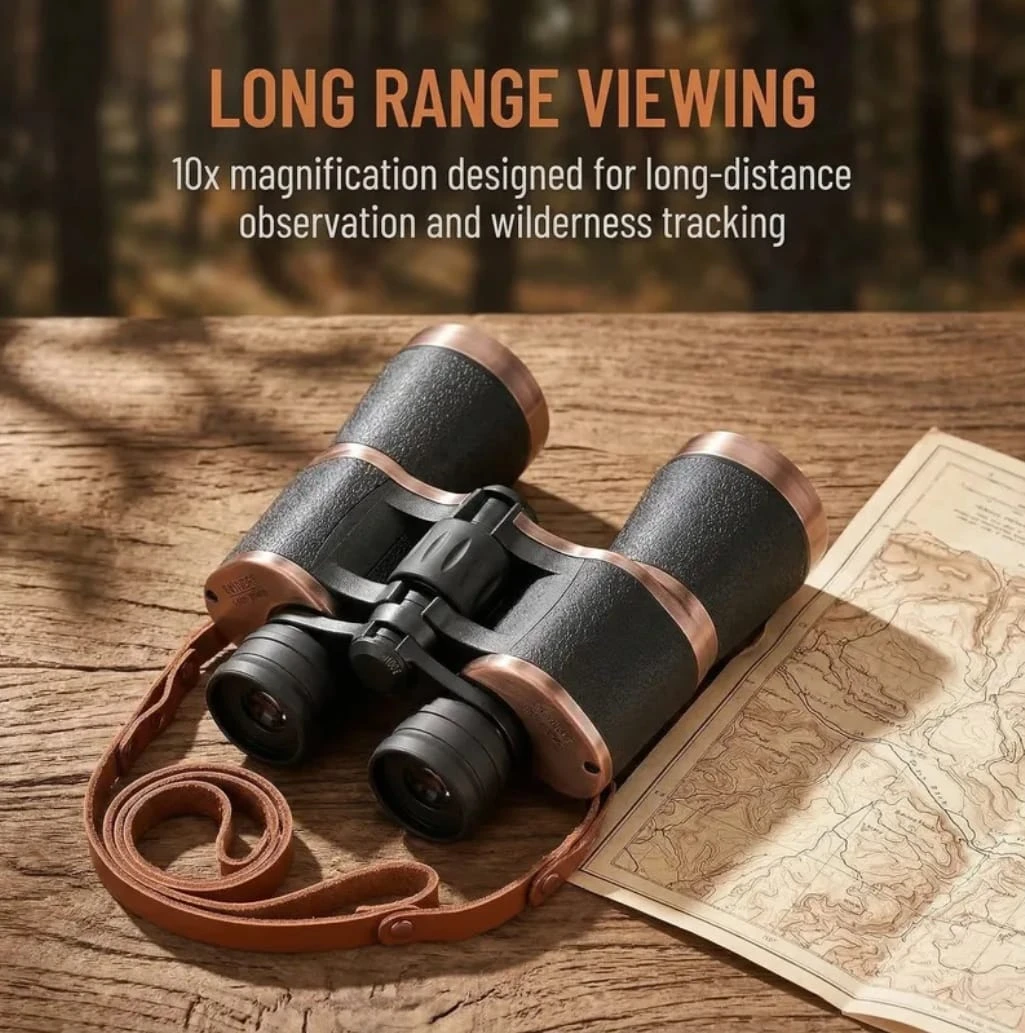 Brand New 10x50 HD Vision Brass Binoculars - photo 3
