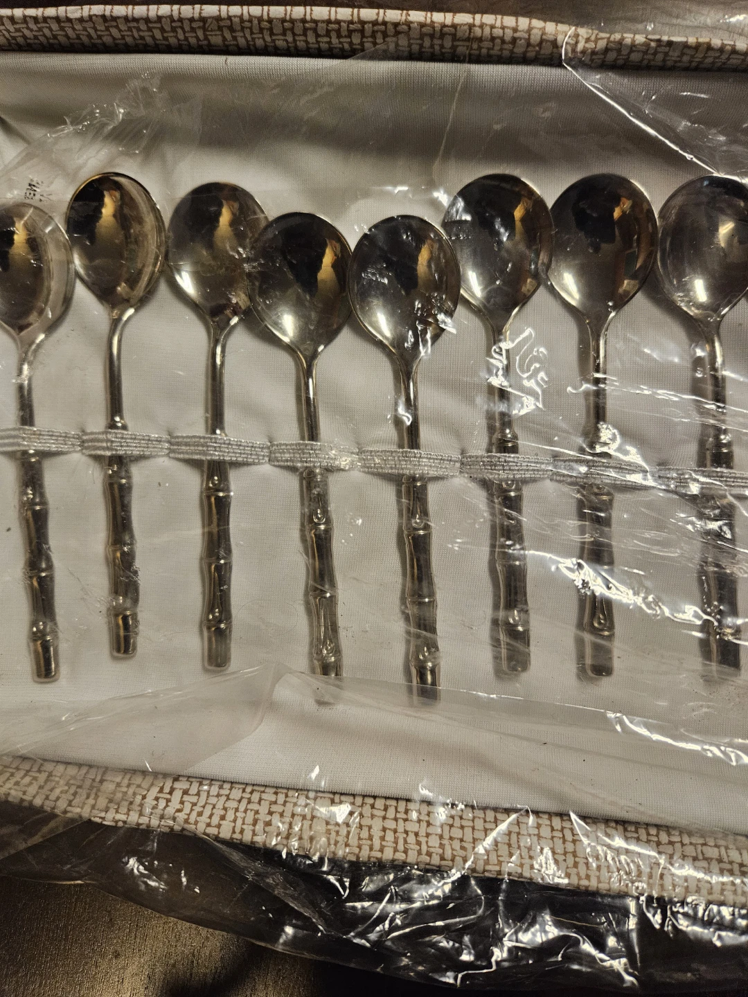 Set of 12 bamboo style Spoons - photo 4