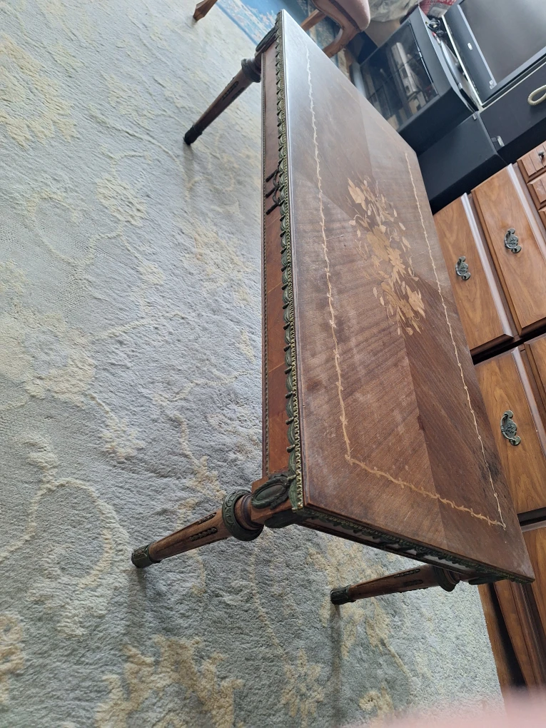 Vintage Marquetry Coffee Table - photo 5