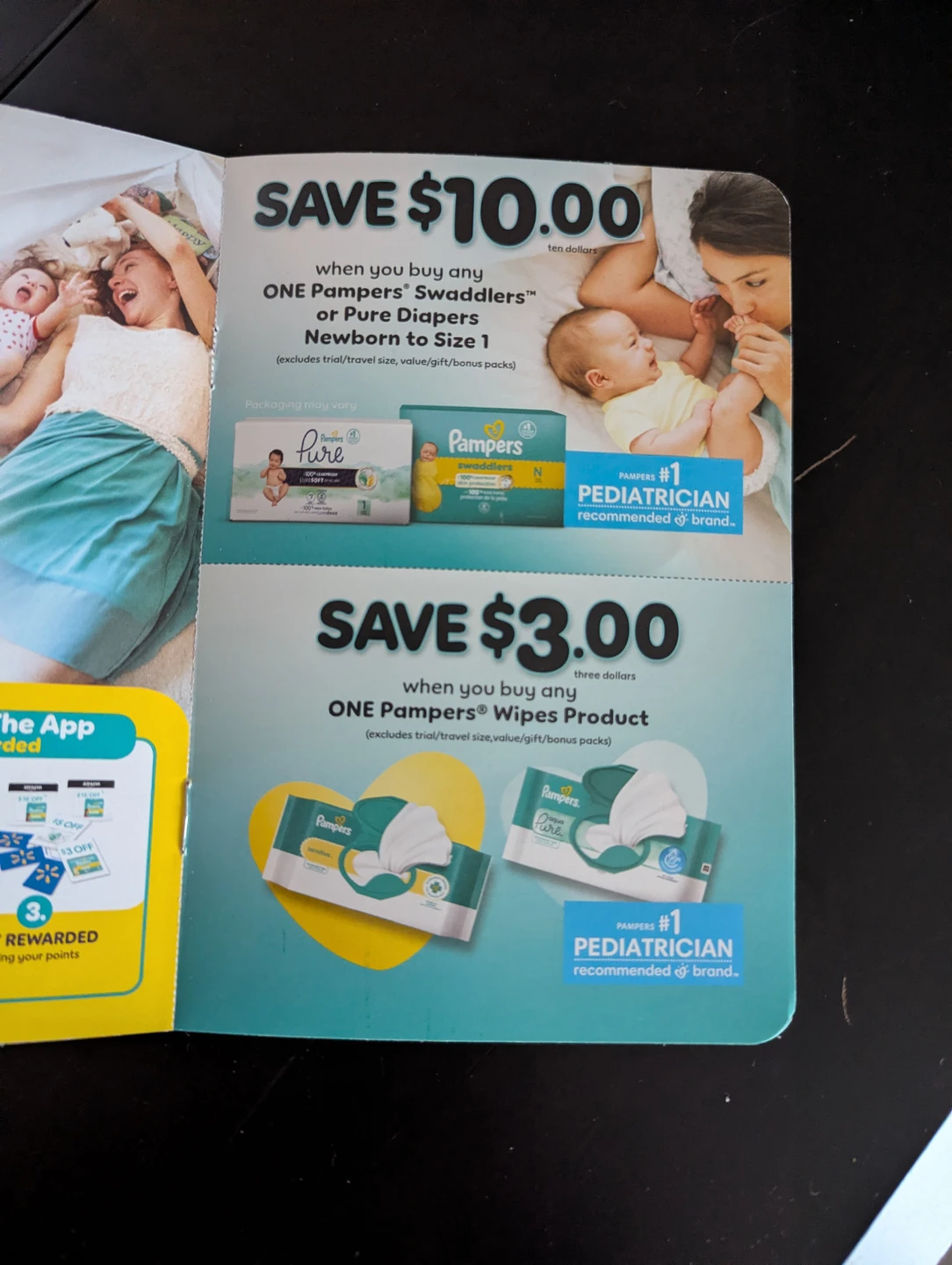 Pampers Swaddlers or Pure Diapers and Wipes Coupon