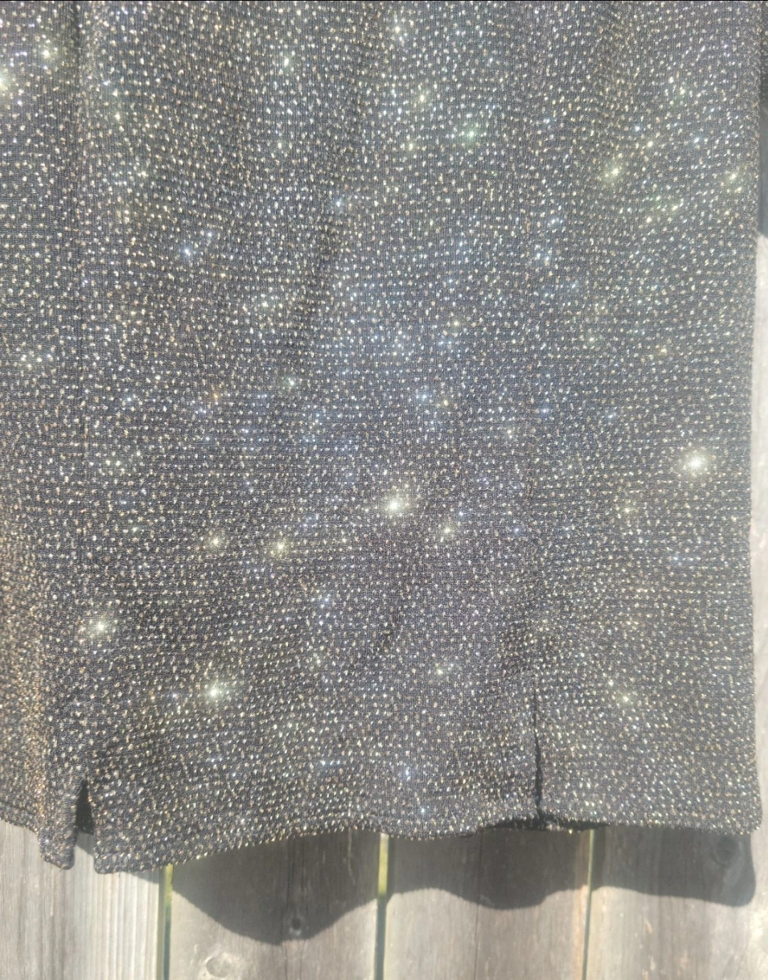 Formal Fashions Black Sparkle Blouse - photo 3