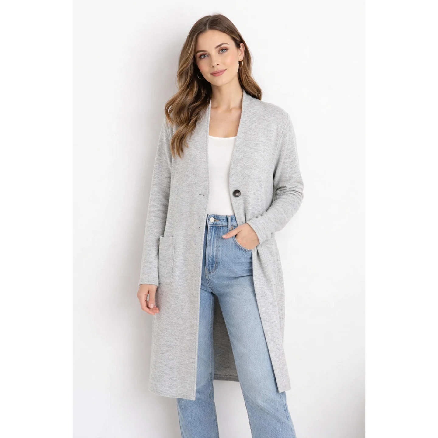 Gerry Weber Edition Grey Long Cardigan