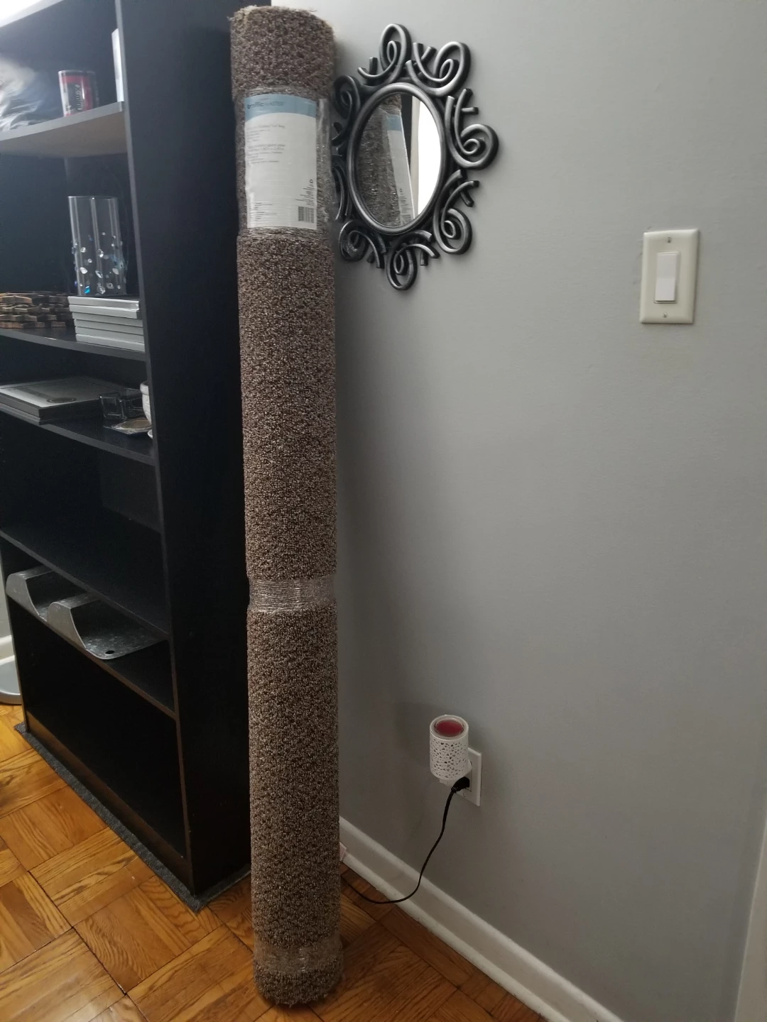 Brandless Brown Speckled Carpet Roll