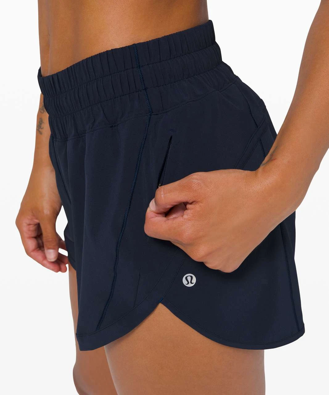 Lululemon Navy Blue Running Shorts Size 8