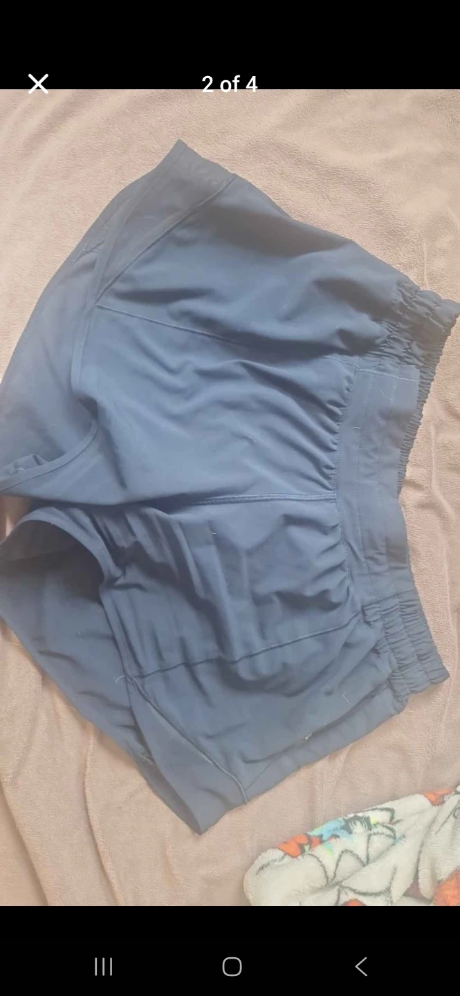 Lululemon Navy Blue Running Shorts Size 8 - photo 3