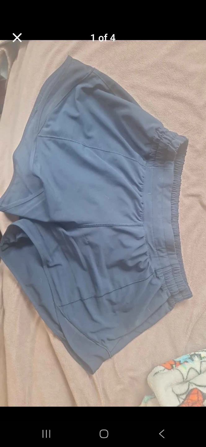Lululemon Navy Blue Running Shorts Size 8 - photo 4