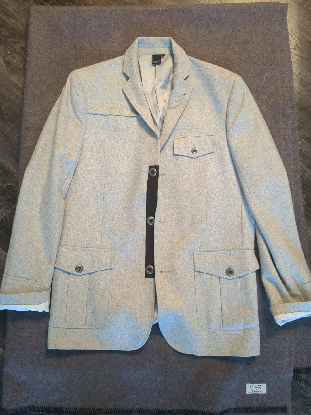 COLT Grey Blazer Jacket Size M