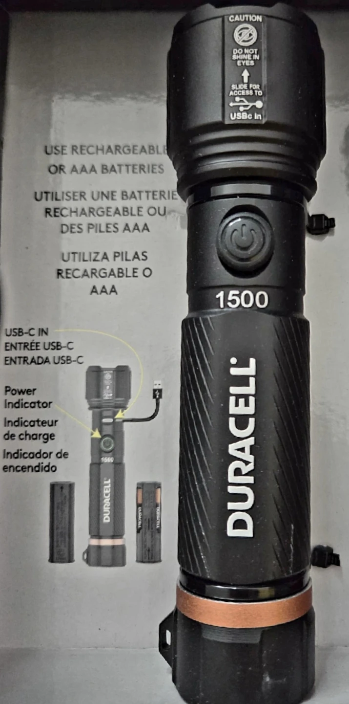 Duracell Hybrid Flashlight 1500 lumen - photo 3