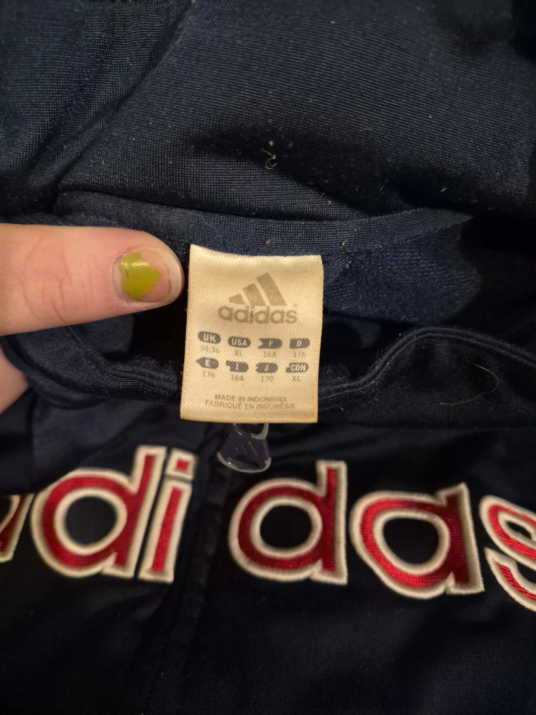 Vintage Navy blue Adidas track jacket - photo 4