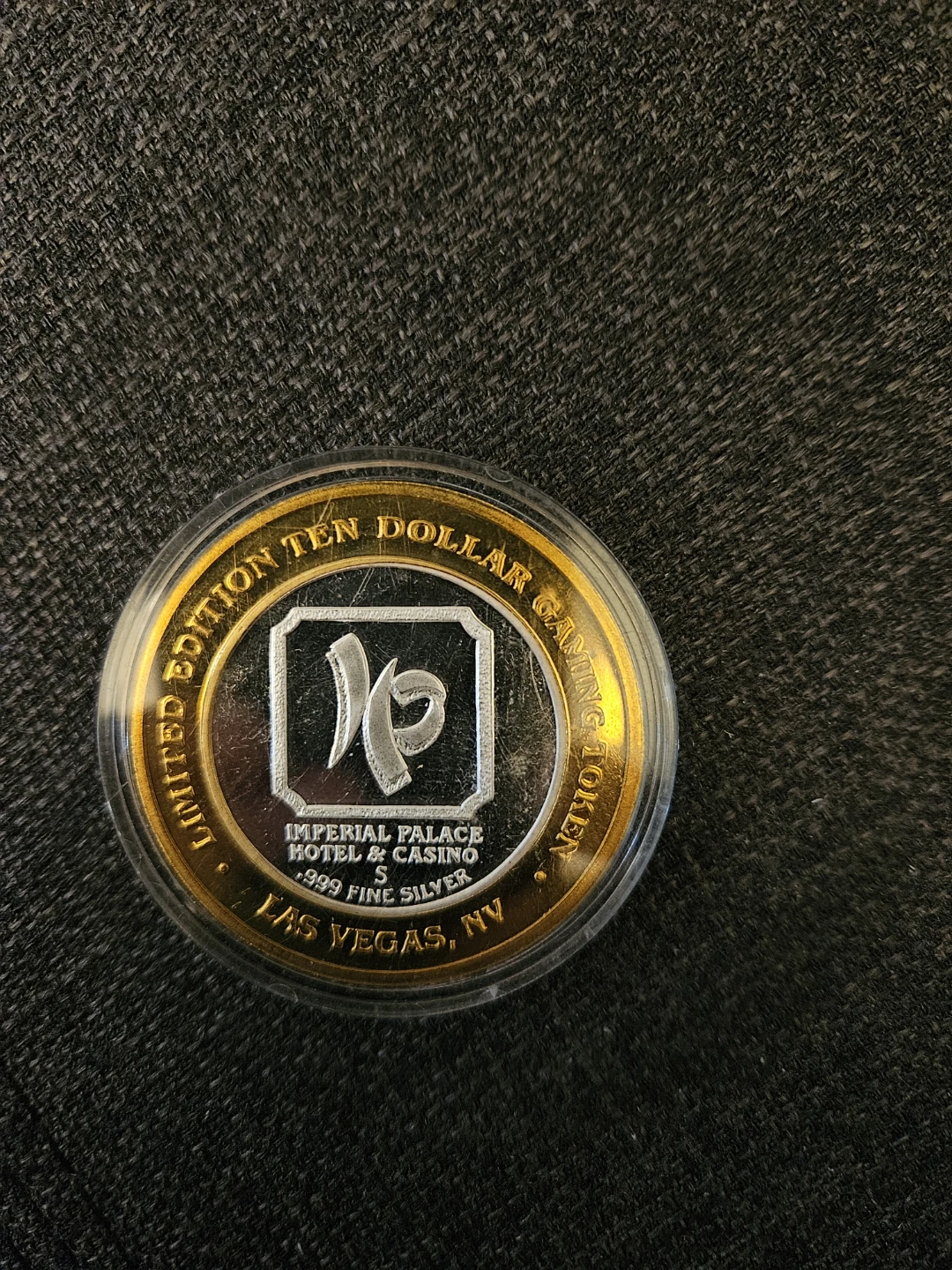 Imperial Palace Casino Limited 10 Dollar .999 Fine Silver