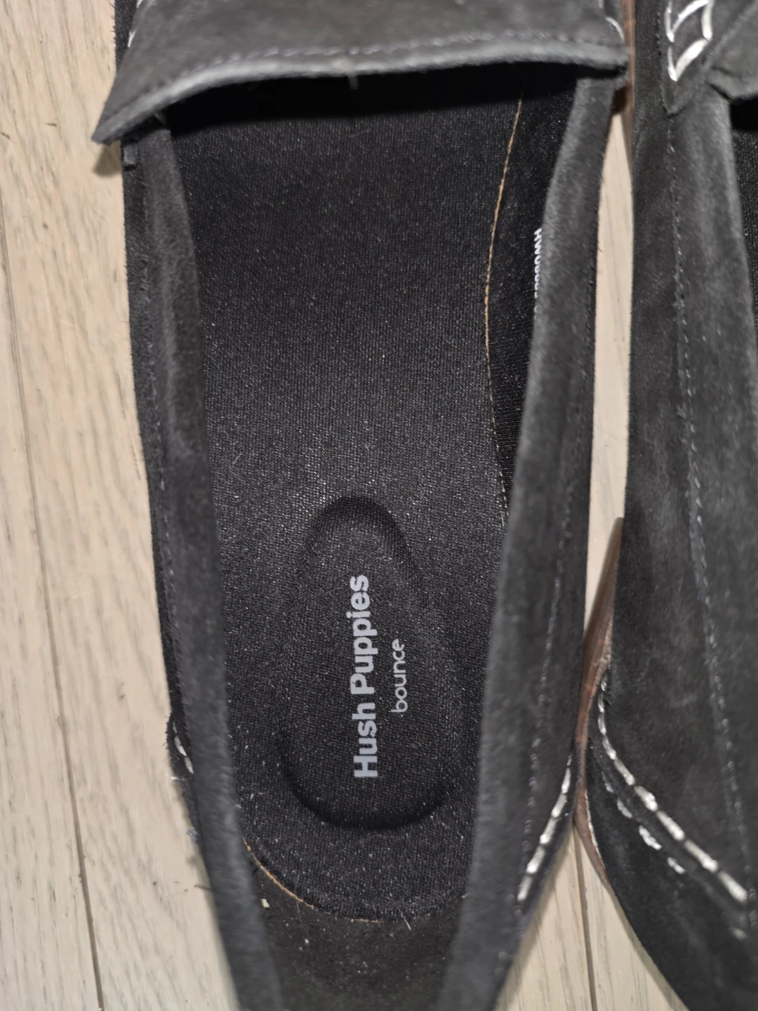Hush Puppies "Bounce" Black Suede Loafers - photo 2