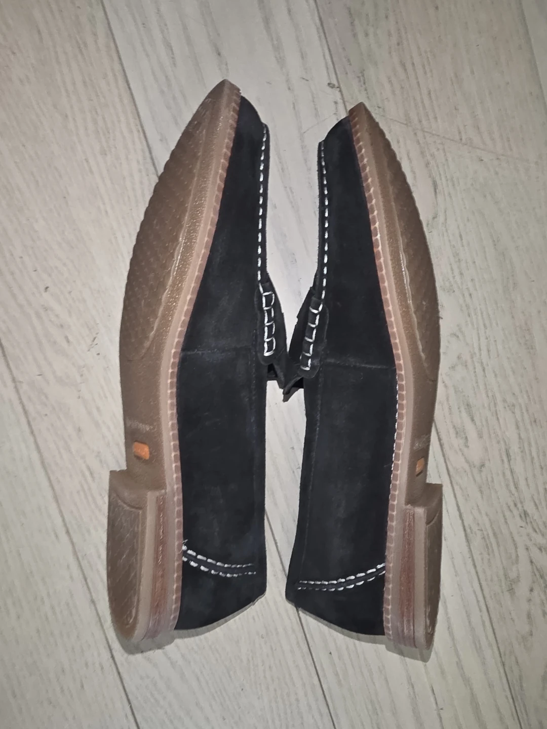Hush Puppies "Bounce" Black Suede Loafers - photo 3