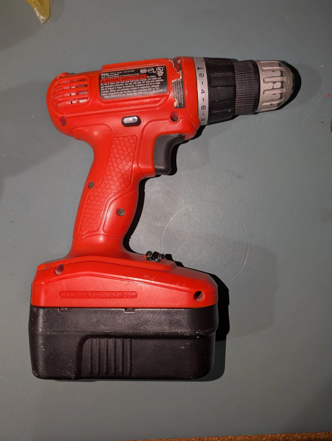 Black & Decker 18V Cordless Drill