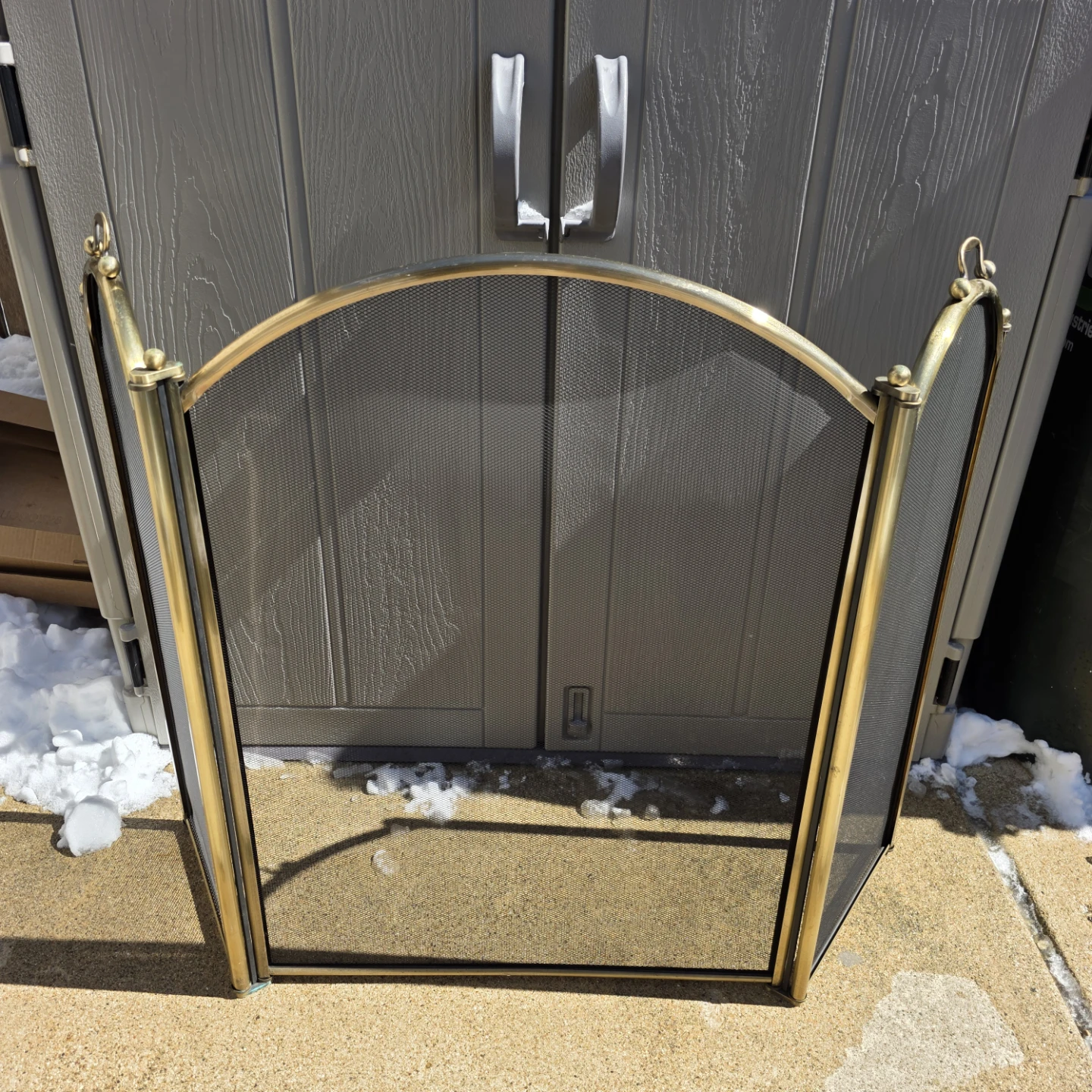 Brass Fireplace Screen