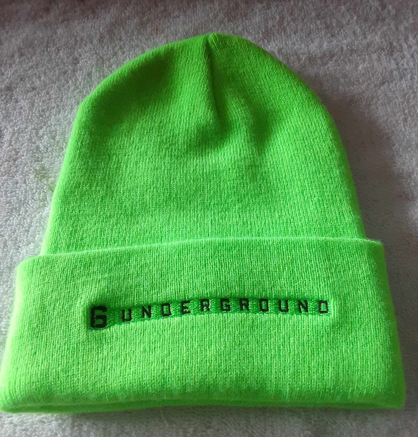6 Underground Beanie - Neon Green