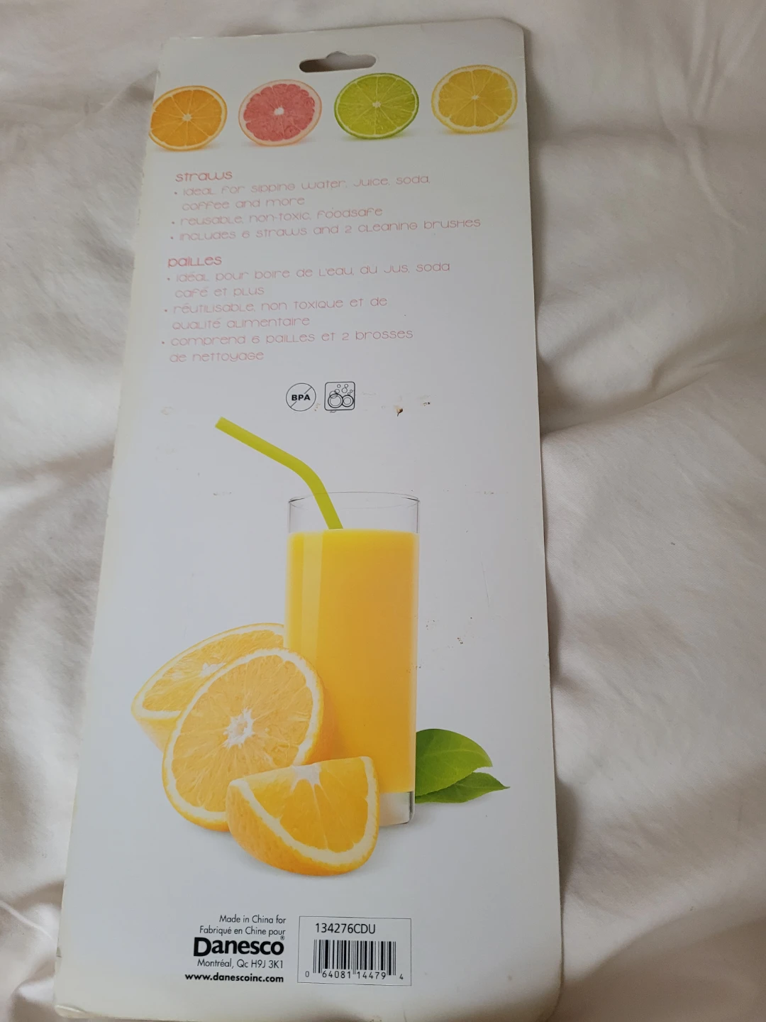 FREE Colourful Reusable Straws - 6 Pack with Brushes - photo 2