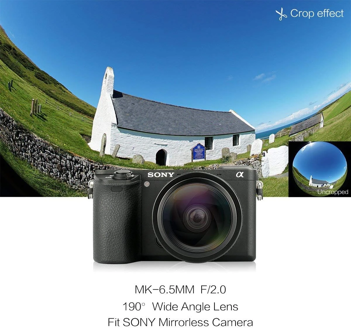 Meike 6.5mm F/2.0 Fish Eye Lens for Sony E-Mount