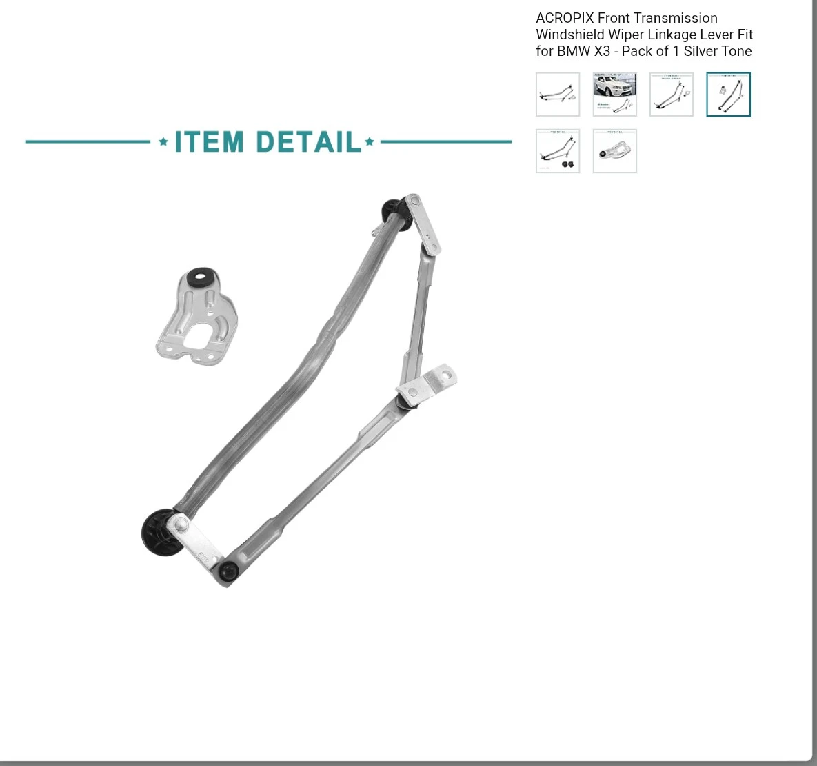 ACROPIX Windshield Wiper Linkage Lever Fit for BMW X3 - photo 4
