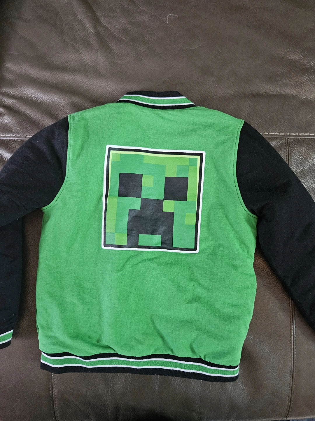 Minecraft Creeper Varsity Jacket - photo 5