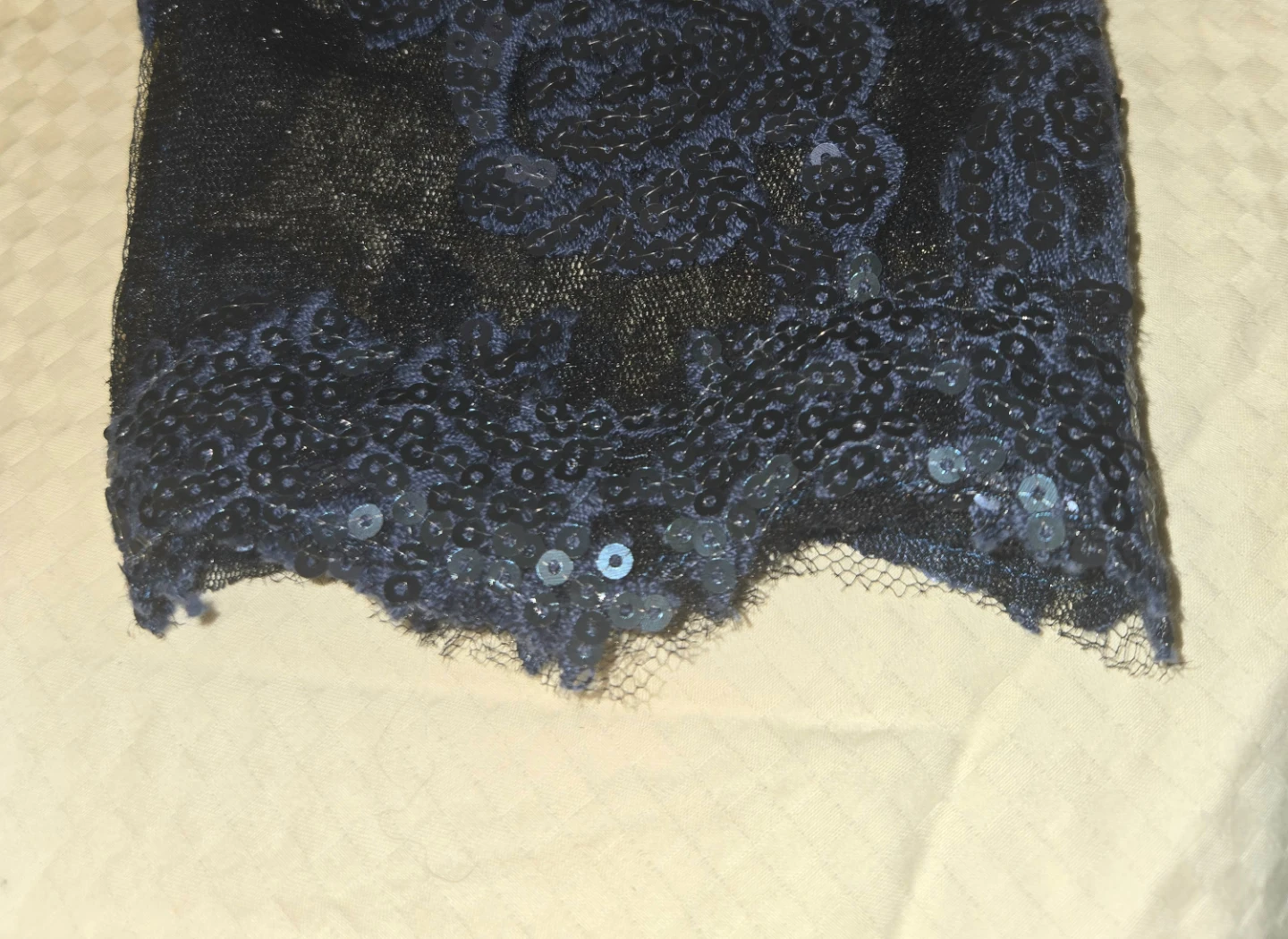 Tadashi Shoji Navy Lace Pencil Gown - photo 5