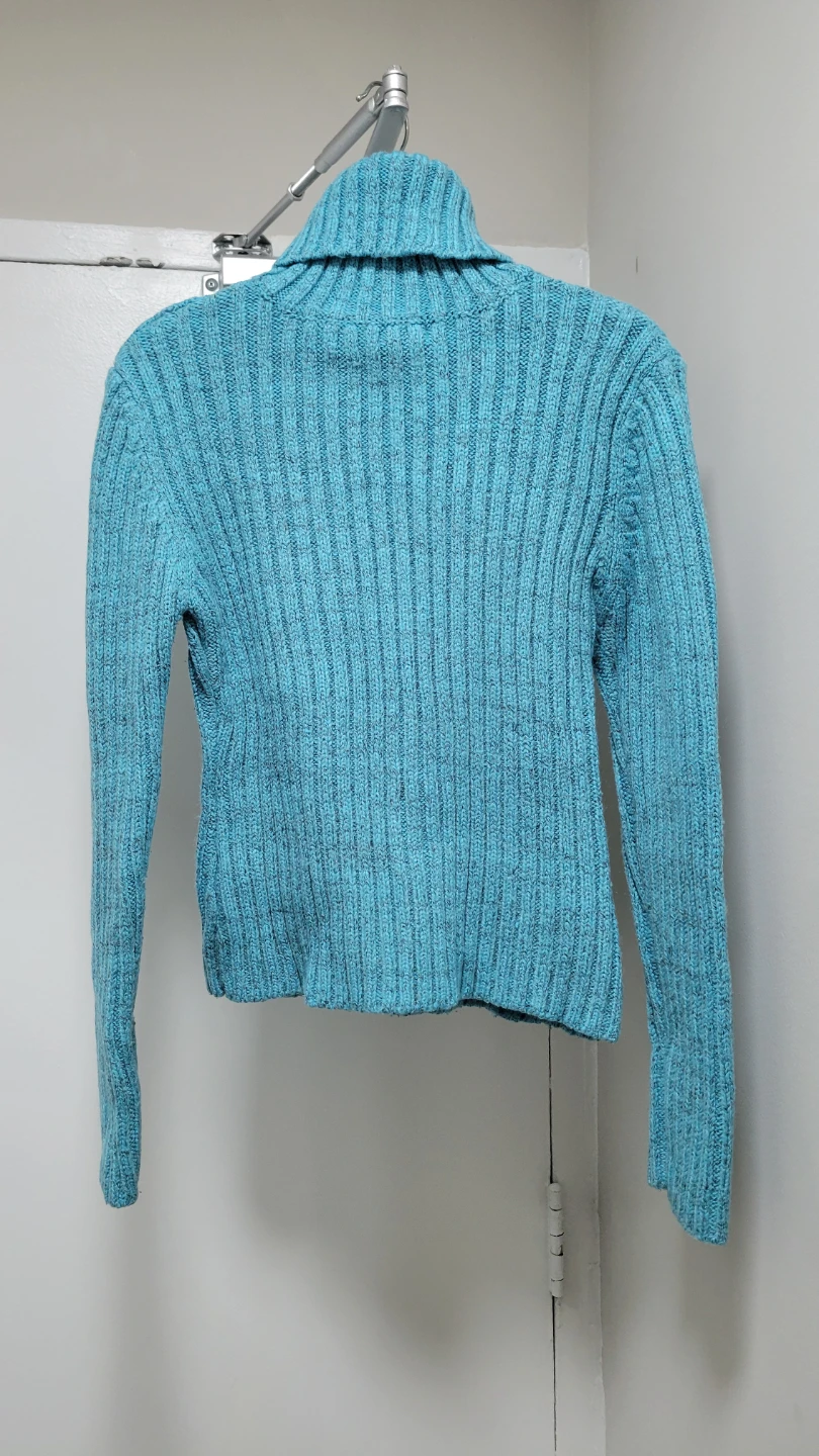 Turquoise Turtleneck Sweater - photo 2