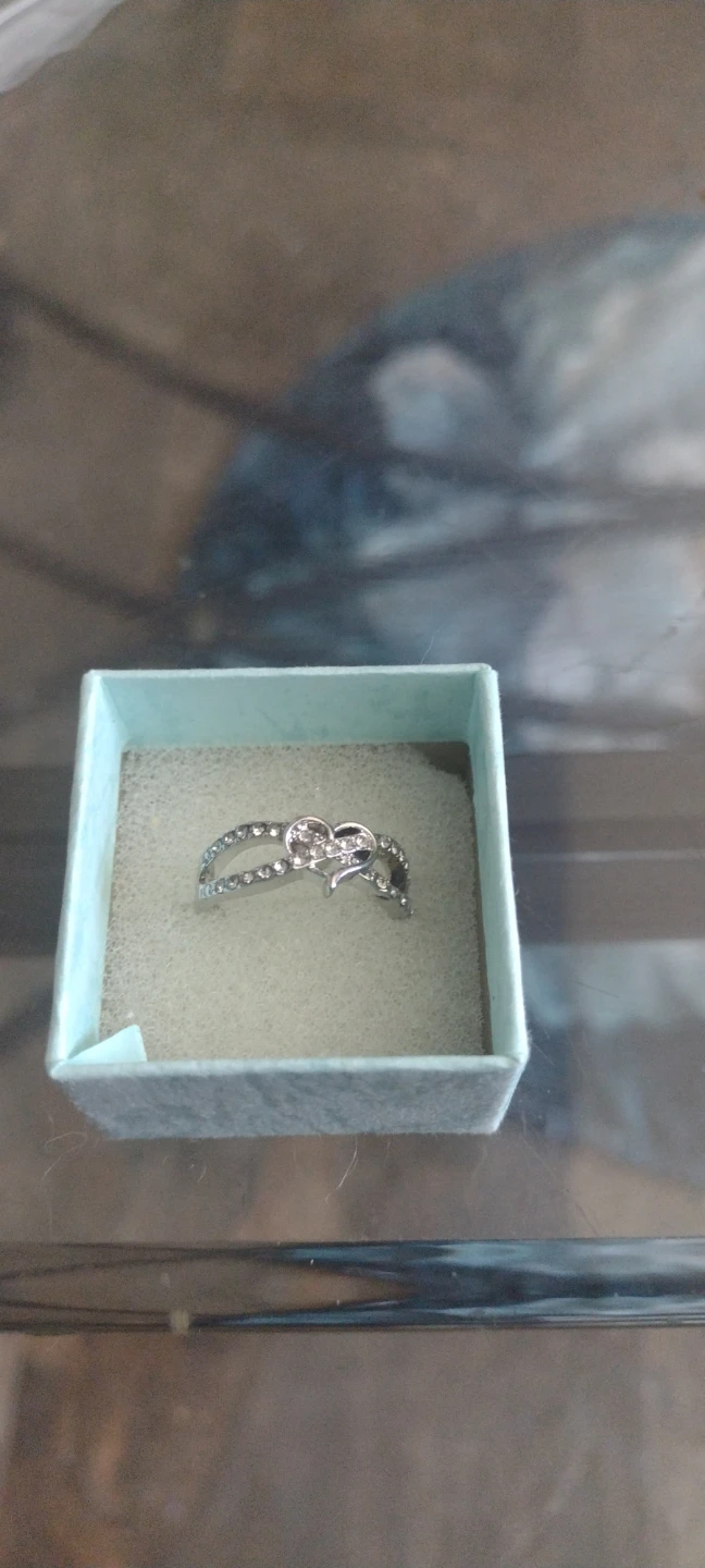 Heart Ring with Stones