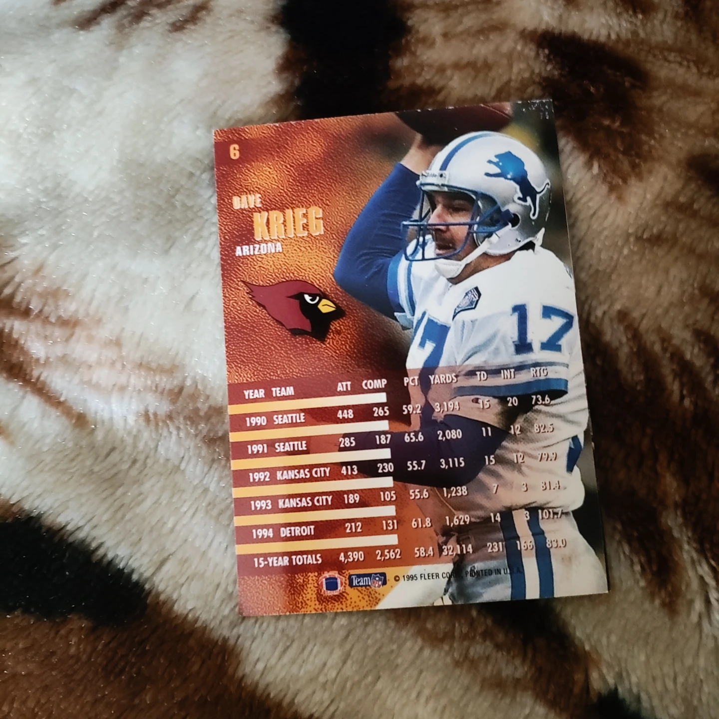 Fleer 1995 NFL Football Cards - Multiple Players - photo 3