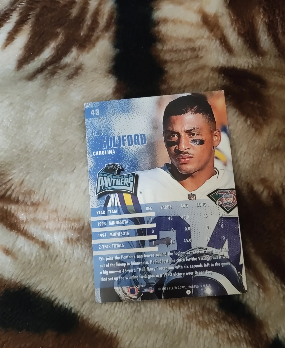Fleer 1995 NFL Football Cards - Multiple Players - photo 5