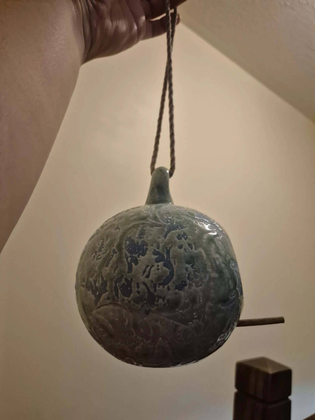 Ceramic Hanging Bird Feeder