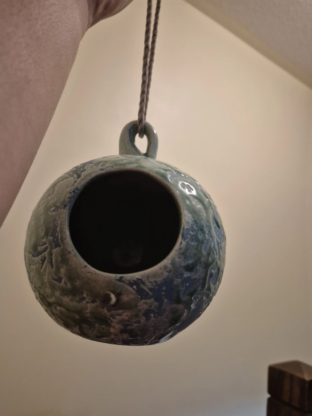 Ceramic Hanging Bird Feeder - photo 2