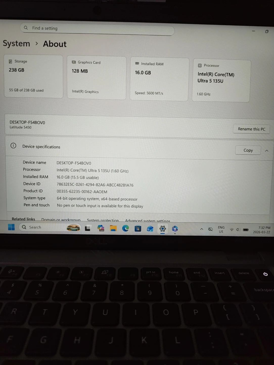 Dell Latitude 5450 Laptop - photo 3