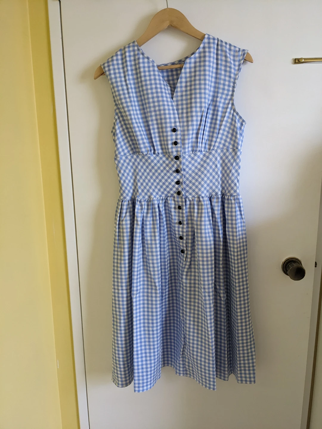 Blue Gingham Dress XL but fits medium
