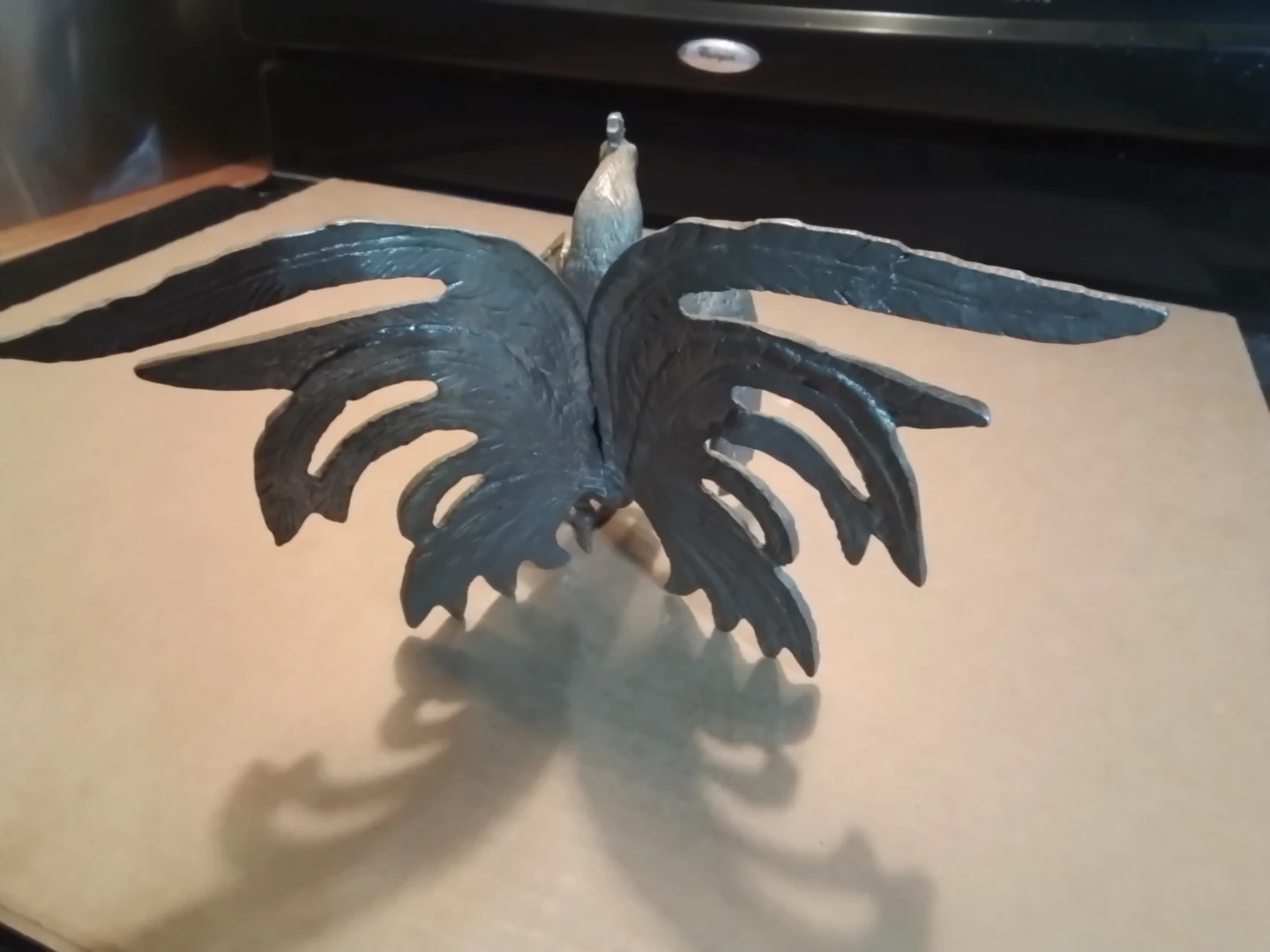 Cast Metal Rooster 8.5x8.5x6" - photo 3