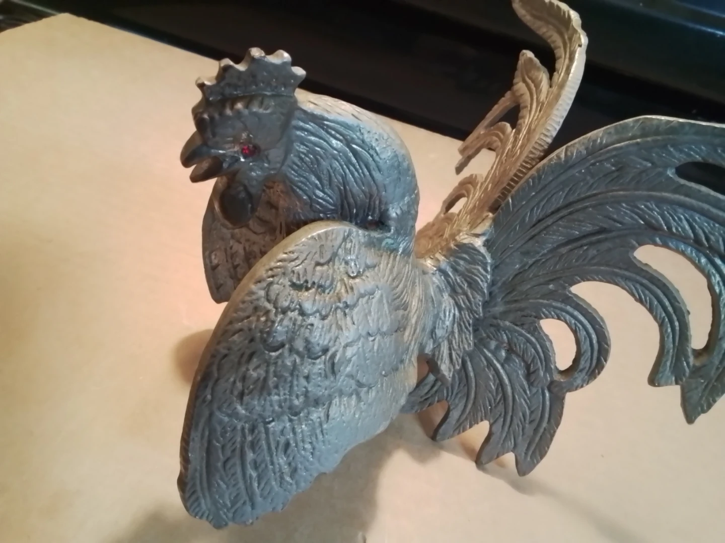 Cast Metal Rooster 8.5x8.5x6" - photo 5