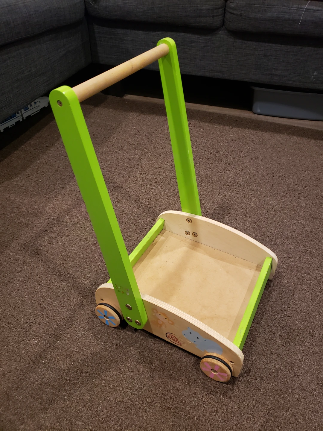 Little Steps Wooden Walker Cart