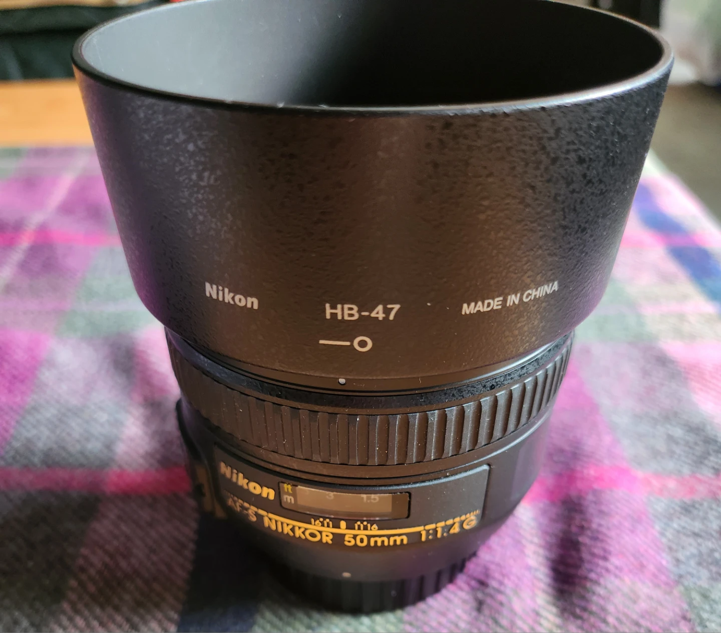 Nikon AF-S NIKKOR 50mm Lens with HB-47 Hood - photo 5
