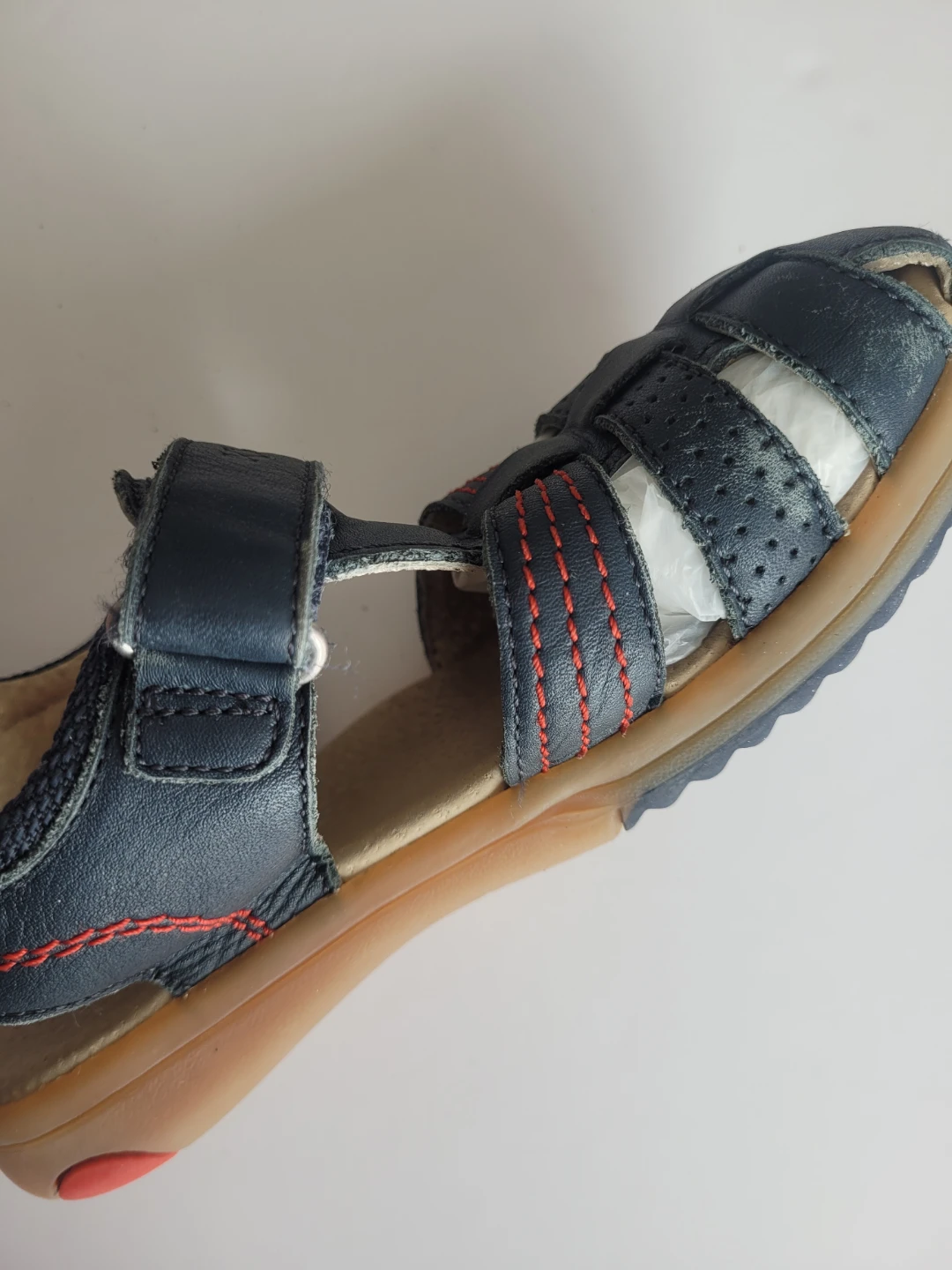 Kickers Blue Leather Sandals Size 32 - photo 3