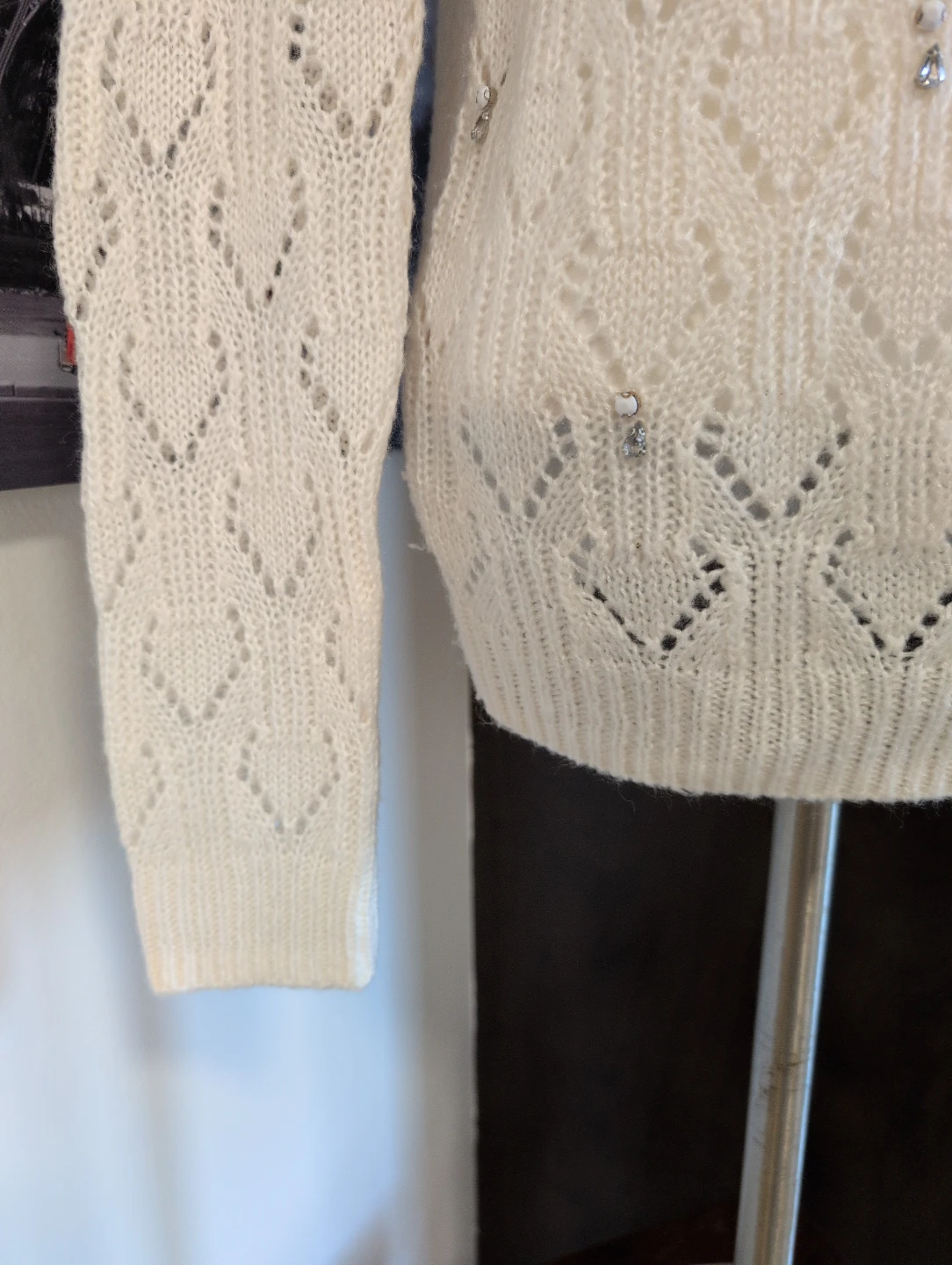 JESSICA Cream Sweater XS/TP - photo 3