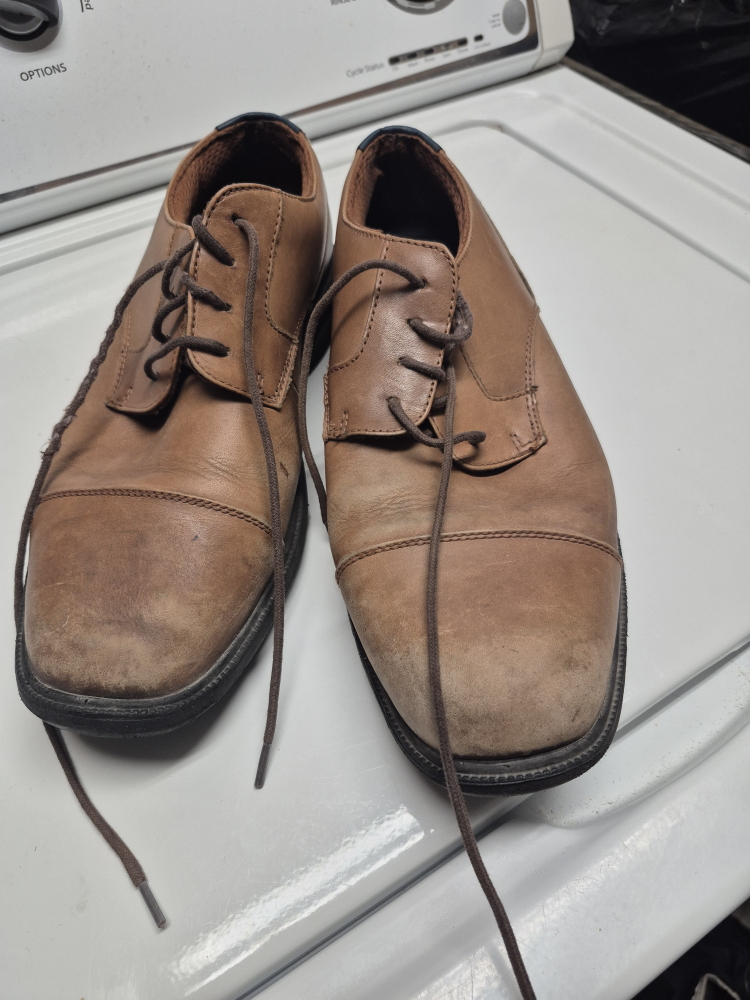 Brown Leather Dress Shoes - Size 10.5 - photo 2