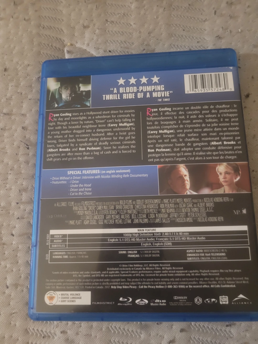 Drive Blu-Ray + DVD Combo Pack - photo 3