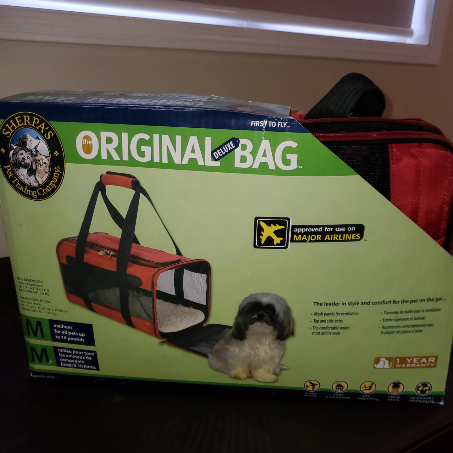 NEVER USED.  The Original Deluxe Pet Carrier Bag - - photo 2