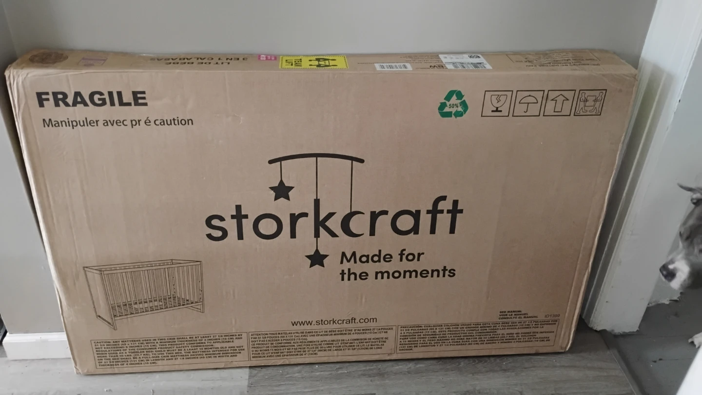 Storkcraft "Made for the moments" Crib Box