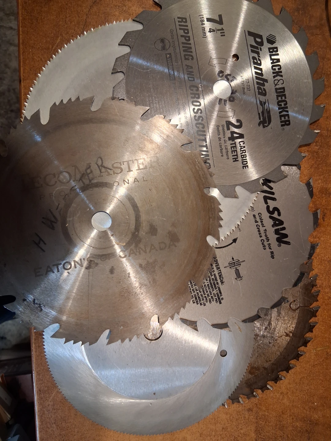 Assorted Circular Saw Blades