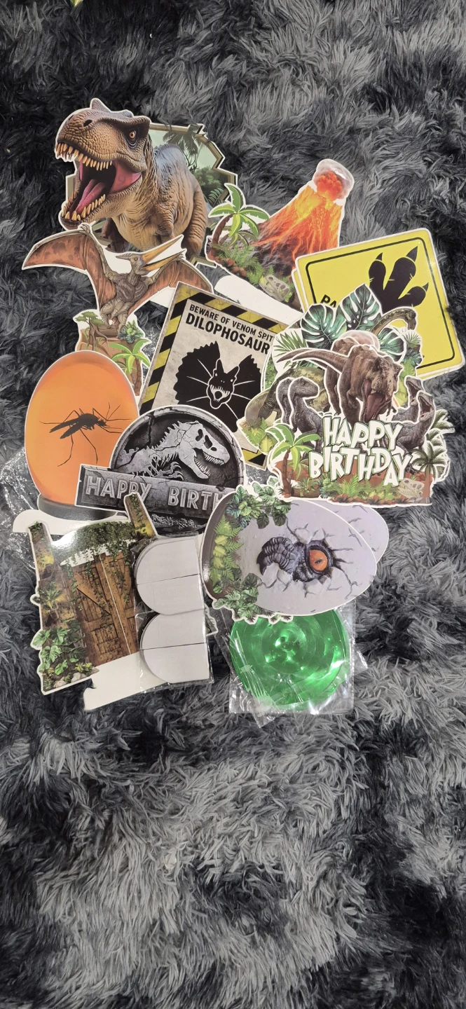 Jurassic Park Dinosaur Birthday Decorations