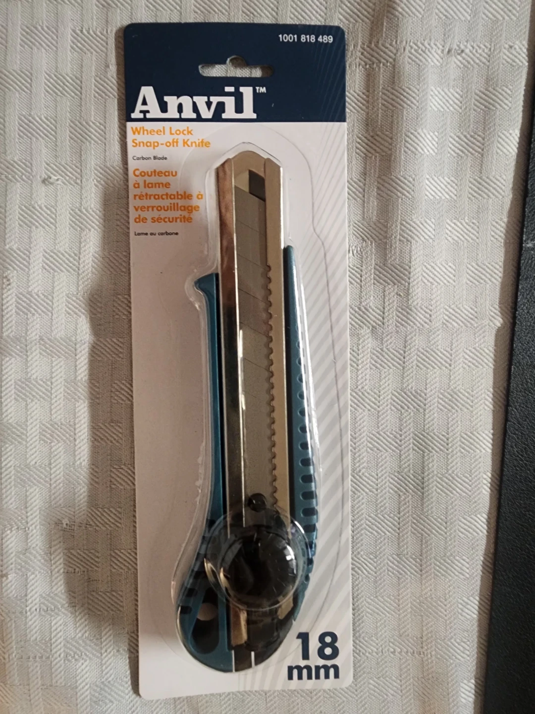 Anvil Wheel Lock Snap-off Utility Knife - 18mm